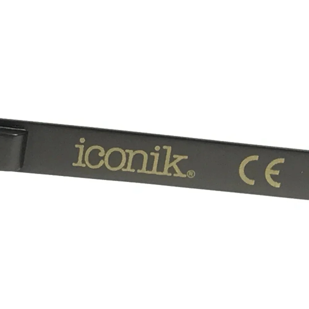 Iconik Eyeglasses Frames Pierce C02 Gunmetal Grey Square Full Rim 56-19-145